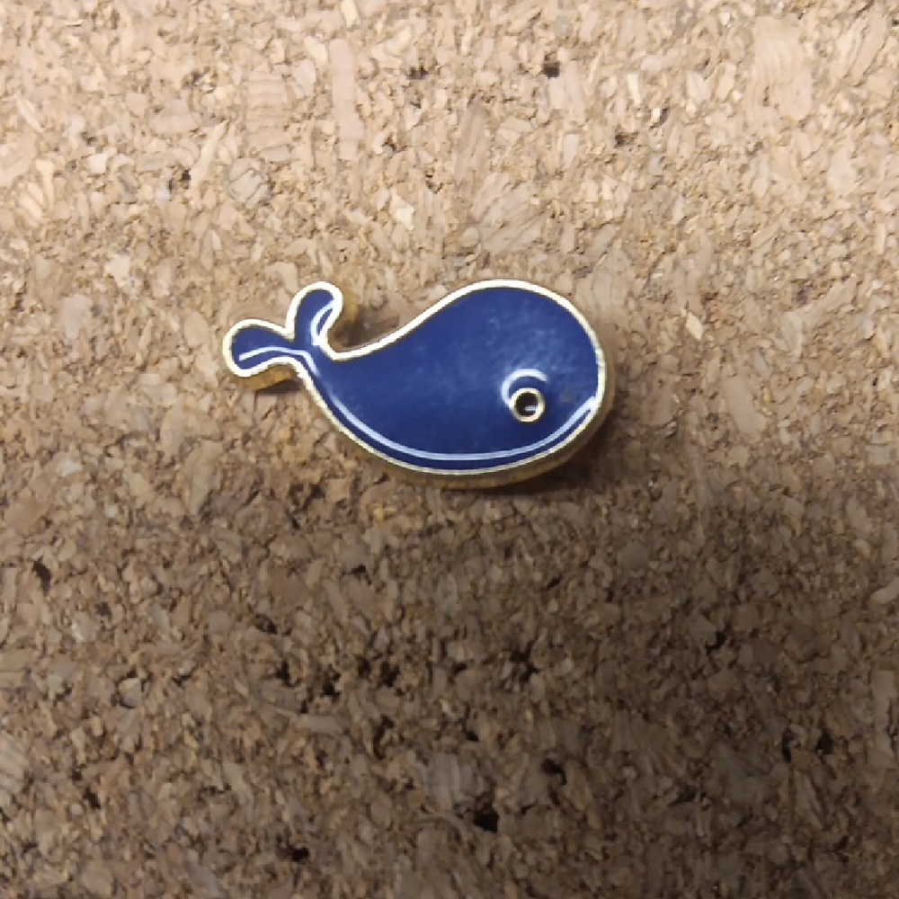 Blue Whale Pin